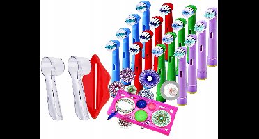 16x Opzetborstels Oral-B Kinderen + Spirograaf & Buizentang