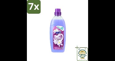 7 x At Home - Wash - Wasverzachter - Floral Passion - 20 Wasbeurten - Grootverpakking - Wasverzachter - Wasverzachter Bloemig - Wasverzachter Voor Alle Stoffen - Wasverzachter Voor Katoen - Wasverzachter Voor Synthetische Stoffen