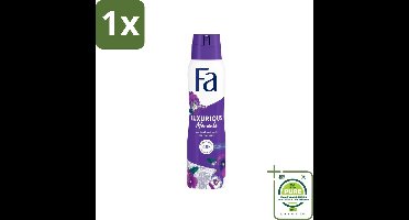 1 x Fa Deodorant Spray Luxurious Viola 150 ml - Deodorant - Roze Viooltjes - Fa - Anti-Vlekken - Huidvriendelijk
