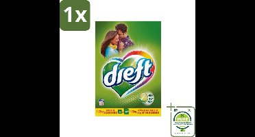 1 x Dreft - Waspoeder - Witte en Gekleurde Was - Original - 15 Wasbeurten - Waspoeder - Wasmiddel - Kleurbescherming - Wasverzachter - Witwas