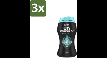 3 x Lenor Unstoppables – Geurbooster – Fresh - 10 Wasbeurten - 140 g - Geurbooster Was - Frisheid Was - Geurparels Was - Wasgeur - Frisheid Kleding
