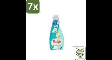 7 x Robijn Creations - Wasverzachter - Waterlelie & Limoen - 1,25L - 50 Wasbeurten - Grootverpakking - Wasverzachter - Wasverzachter Waterlelie - Wasverzachter Limette - Wasverzachter Voor Kleding - Wasverzachter Voor Wasgoed