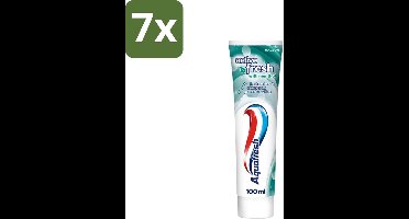 Aquafresh - Tandpasta - Verfrissende Reiniging - Menthol - 100 ml - Bulkverpakking - 7 stuks