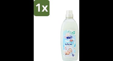 1 x At Home - Wash - Wasverzachter - Sensitive - 20 Wasbeurten - Wasverzachter - Wasverzachter Sensitive - Wasverzachter Voor Kleding - Wasverzachter Voor Alle Stoffen - Wasverzachter Voor Katoen