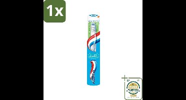 1 x Aquafresh Tandenborstel Clean Control Medium- Tandenborstel - Tandenborstel Medium - Tandenborstel Clean Control - Tandenborstel Voor Tandvleesbescherming - Tandenborstel Voor Tandplak