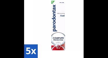 Parodontax – Complete Protection Whitening – Tandpasta tegen Bloedend Tandvlees – 75 ml - Bulkverpakking - 5 stuks