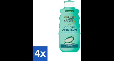 4 x Garnier - Ambre Solaire - Aftersun Melk - Verzachtend - 175 ml - Zonnebrand Nabehandeling - Aftersun - Hydraterende Lotion - Aloë Vera - Verzachtende Crème