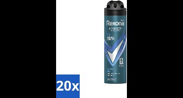 Rexona Men - Deodorant Spray - Cobalt Dry - Sportieve Frisheid - 150 ml - Bulkverpakking - 20 stuks