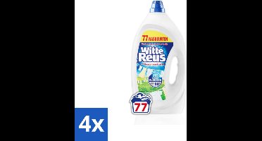 4 x Witte Reus - Vloeibaar Wasmiddel - Witte Was - 77 Wasbeurten - Witte Was - Wasmiddel - Vlekken Verwijderen - Waskracht - Vloeibaar Wasmiddel