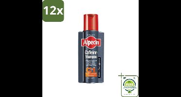 Alpecin - C1 Cafeïne Shampoo - Voor Mannen - 250 ml - Voordeelverpakking - 12 stuks - Haaruitval - Haarverlies