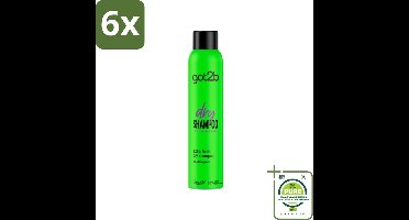 Got2B - Droogshampoo - Extra Fresh - 200 ml - Voordeelverpakking - 6 stuks - Droog haar - Fris haar