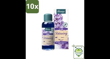 10 x Kneipp - Badolie - Lavendel - Ontspannende geur - 100 ml - Grootverpakking - Lavendel Badolie - Ontspannende Badolie - Badproducten - Lavendelolie - Huidverzorging