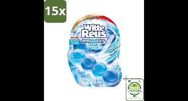 15 x Witte Reus - Brilliant Gel Toiletblok - Arctic Ocean - 1 Toiletblok - Grootverpakking - Toiletblok - Reiniging - Frisse Geur - Oceaan Geur - Gel Technologie