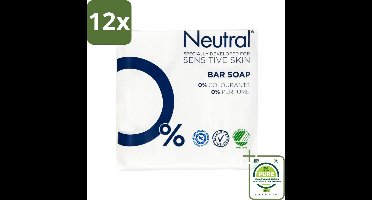 Neutral - Zeep - Bar Soap - Gevoelige huid - 2 Bars - Voordeelverpakking - 12 stuks - Neutral zeep - Parfumvrije zeep