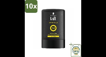 10 x Taft - Super Glue 14 - Styling Gel - Ultieme stevigheid - 300 ml - Grootverpakking - Super Glue Gel - Haartypen - Stevigheid - Fixatie - Styling Gel