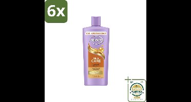 Andrélon – Shampoo – Oil & Care – 685 ml - Voordeelverpakking - 6 stuks - Arganolie shampoo - Sheaboter