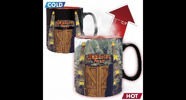Jurassic Park Gate - Magische mok Unisex Kop - meerkleurig - Standard