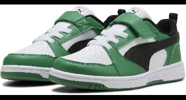 PUMA Puma Rebound V6 Lo AC+ PS Unisex Sneakers - PUMA White-PUMA Black-Archive Green