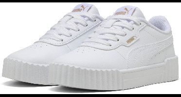 PUMA Carina 3.0 PS Meisjes Sneakers - PUMA White-PUMA Gold