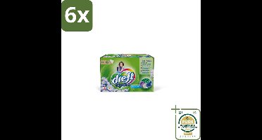 Dreft - Wasmiddelcapsules - Blue Dreams - Frisse geurboost - 16 Wasbeurten - Voordeelverpakking - 6 stuks - Wasmiddel - Wascapsules Dreft