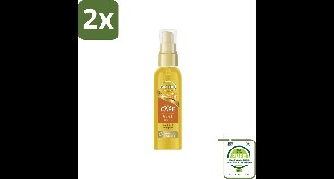 Andrélon – Haarserum – Oil & Care – 75 ml - Voordeelverpakking - 2 stuks - Haarserum - Pluisvrij haar