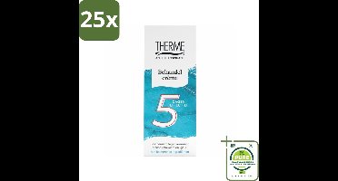 25 x Therme - Behandelcrème - Anti-transpirant - Beschermend - 50ml - Grootverpakking - Anti-transpirant - Zweetgeur - Overmatig Zweten - Crème - Gevoelige Huid