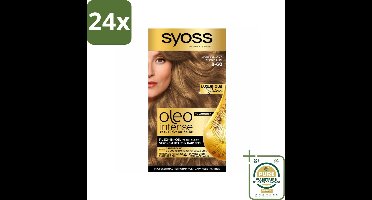 SYOSS - Oleo Intense 8-60 Honing Blond - Haarverf - Zonder Ammoniak - Grijsdekking - Langdurige Kleur - Voordeelverpakking - 24 stuks - Haarkleur zonder ammoniak - Haarkleuring