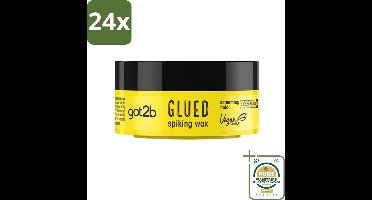 Got2B - Spiking Wax - Glued - 75 ml - Voordeelverpakking - 24 stuks - Haartypen - Haartypen