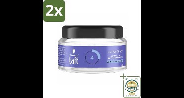Taft - Ultra Chaos 4 - Styling Gel - Creatieve fixatie - 250 ml - Voordeelverpakking - 2 stuks - Messy look - Sterke fixatie