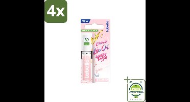 Labello –Caring Lip Oil – Clear Glow – 5,5 ml - Voordeelverpakking - 4 stuks - Lippenbalsem - Lipolie