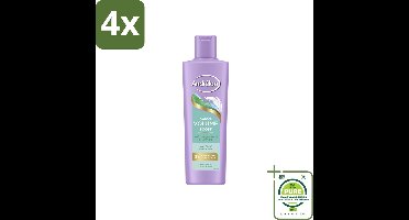 Andrélon – Shampoo – Volume Boost – 250 ml - Voordeelverpakking - 4 stuks - Haar volume - Kokos shampoo