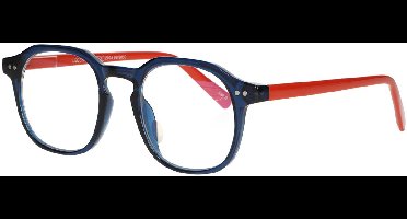 Spectrum Computerbril Blauw/Oranje 1.00