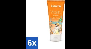 WELEDA - Douchecrème Duindoorn Vitality - 200 ml - Voordeelverpakking - 6 stuks