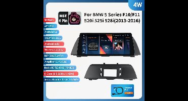 Android Autospeler – Multimedia Speler – Navigatiesysteem – Carplay Radio – GPS Touchscreen – 10,25 Inch Scherm – Android 13 Systeem – 4 GB RAM 128 GB Opslag