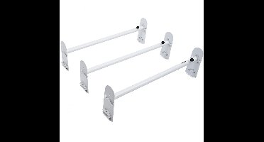 Dachträger/Dachgepäckträger LKW - Relingträger/Leiterträger 3-teilig - Länge Verstellbar 102–190 cm - Traglast 340 kg - Aluminiumlegierung - Rost- & Korrosionsbeständig