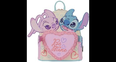 Disney Loungefly Stitch & Angel Mini Backpack Be Mine