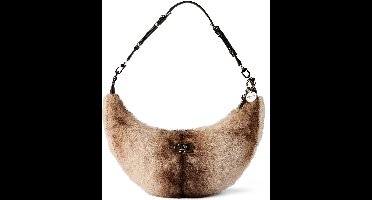 GUESS schoudertas Mavis Hobo Bag Espresso Multi beige