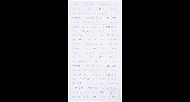 Stickers, baby, vel 12x23 cm, 2x84 stuk/ 1 doos