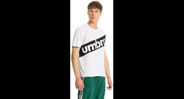 Umbro 395 T-shirt Met Korte Mouwen Wit S Man