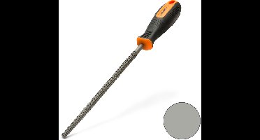 Houtrasp Rond – Middelgrof – Gehard Snijvlak – Ergonomische Rubber Handgreep – Voor Vormgeven, Ontbramen En Afwerken Van Hout – Precisiegereedschap Voor Werkplaats En Hobbygebruik [10616]