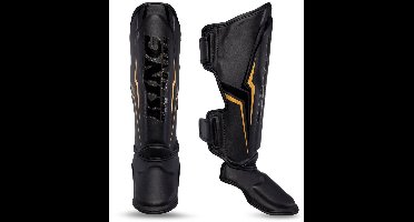 King KPB/SGL Thor Skintex Scheenbeschermers - Zwart - L