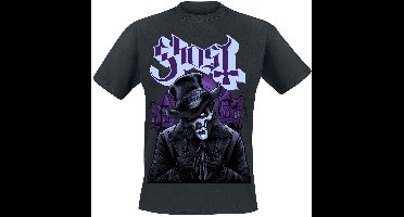 Ghost Top Hat V Heren T-shirt - zwart - L