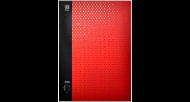 SOHO College Schrift met harde kaft – Collegeblok – Lijntjespapier – Notitieblok – Gelinieerd – Voorzien van kantlijn - 160 pagina’s – A4 formaat