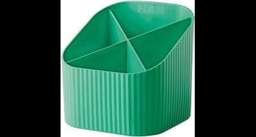 HAN pennenkoker - Re-X-LOOP - 4-vaks - groen - 100% gerecycled materiaal - HA-17238-905