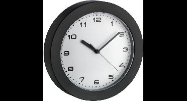 TFA Black Ring 22.8 cm klok