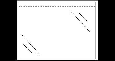 PAKLIJSTENVELOP QUANTORE 165X115MM BLANCO