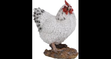 Esschert Design Kip Staand 19,8 X 17,6 Cm Polyresin Wit