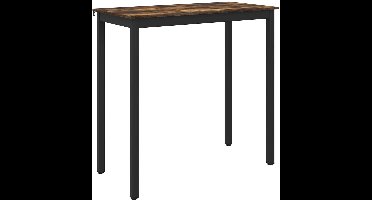 vidaXL - Staande - Bartafel - Bewerkt - hout