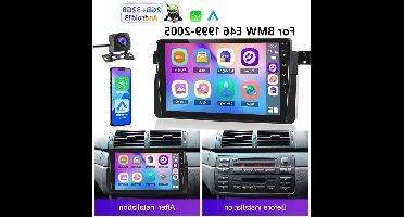 Autoradio – Multimedia Systeem – Inbouw Radio – Touchscreen Radio – Navigatiesysteem – 9 Inch Scherm – Met AHD Achteruitrijcamera & DVR-camera
