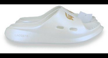 Lacoste Dames Badslipper Meduz Slide Off White | Wit | Maat: 39,5